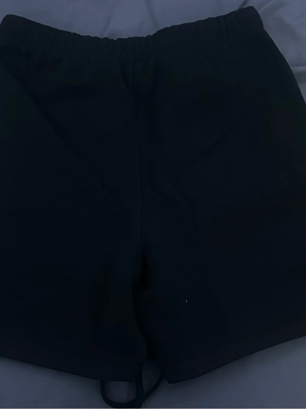 Essentials Men's Black Athletic Fleece Shorts